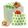 Eco Friendly Biodegradable Wax Paper Bags Custom Printed Food Grade Packaging for Pastries Cookies Sandwiches